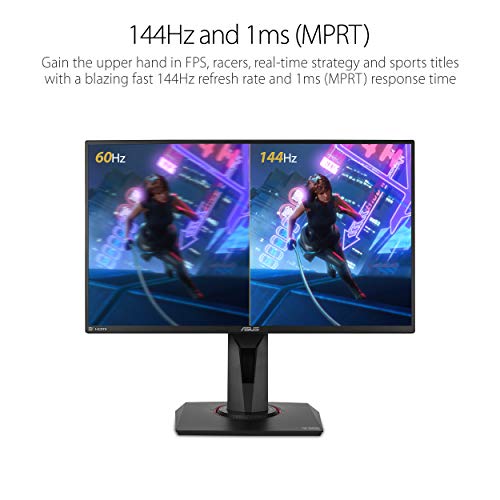 Asus Tuf 25 Inch 1080p Monitor Vg259q Full Hd Ips 144hz 1ms G Sync Adjustable