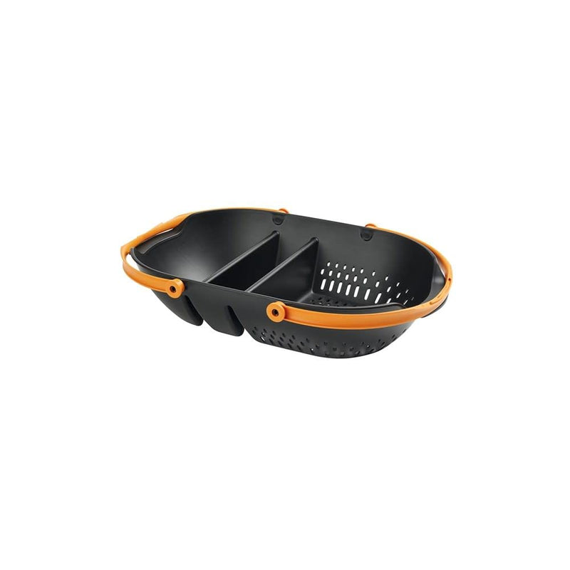 Fiskars Black Harvest Basket with Ergonomic Handles