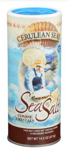 Cerulean Seas Sea Salt Coarse 14.5 Oz