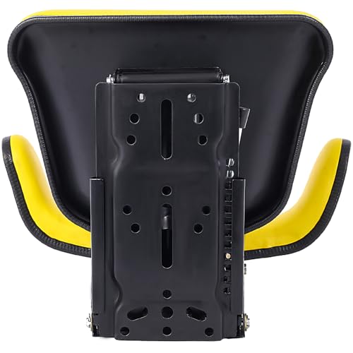 Zyzcoolm Waffle Style Tractor Suspension Seat With Tilt Fits 3900 5910 Yellow