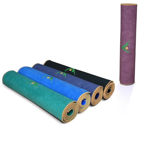 Aurorae Synergy 2in1 Yoga Mat-Towel Combo Non Slip 72x24