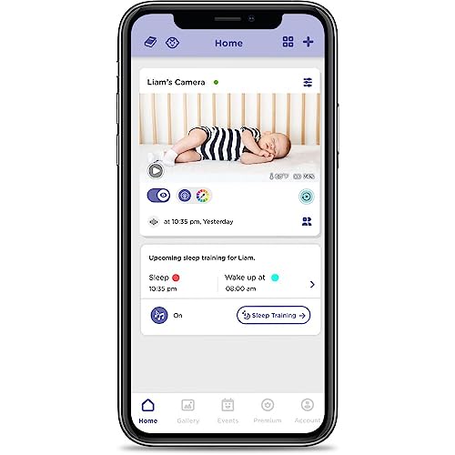 Hubble Connected Nursery Pal Cloud Smart Connected Wi-Fi Enabled Baby Monitor