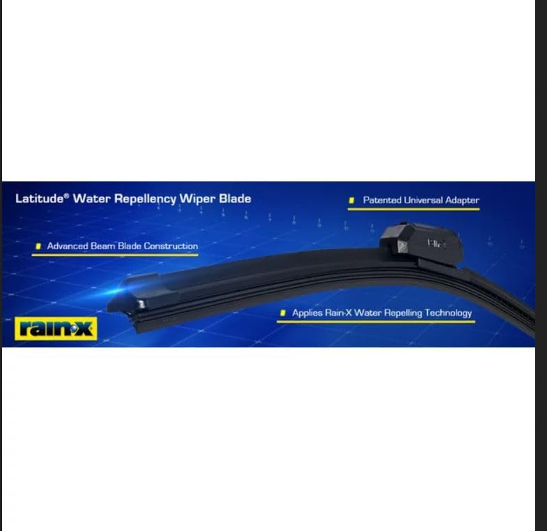 28-Inch Water Repellent Wiper Blades with Rain-X Technology