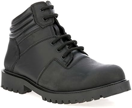 LIBERTYZENO Men's Black Hiking Desert Ankle Boots - Size 8.5