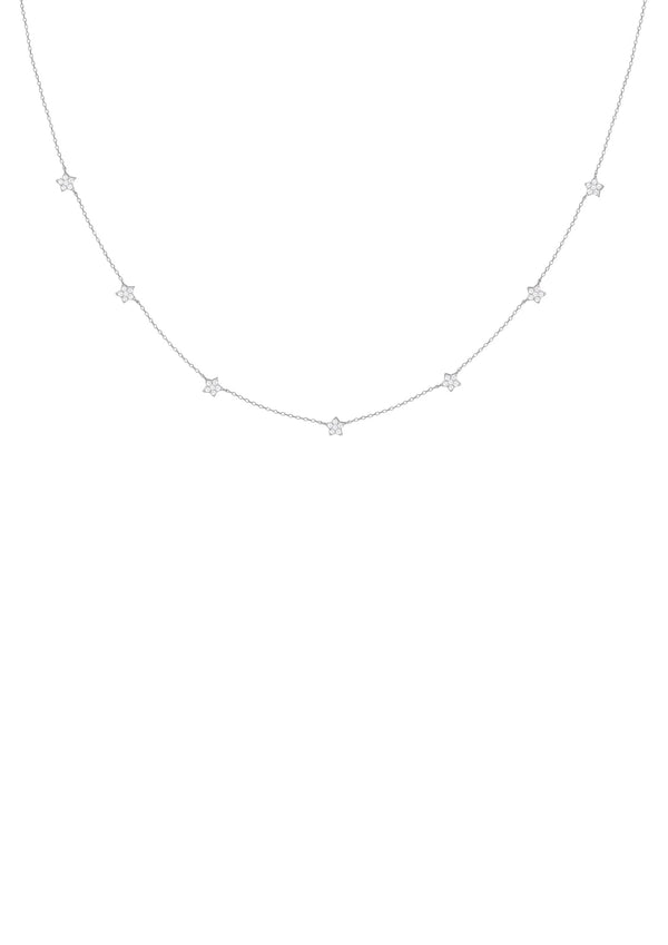 GIVA 925 Sterling Silver Hypoallergenic Zircon Stone Necklace for Women Anniversary