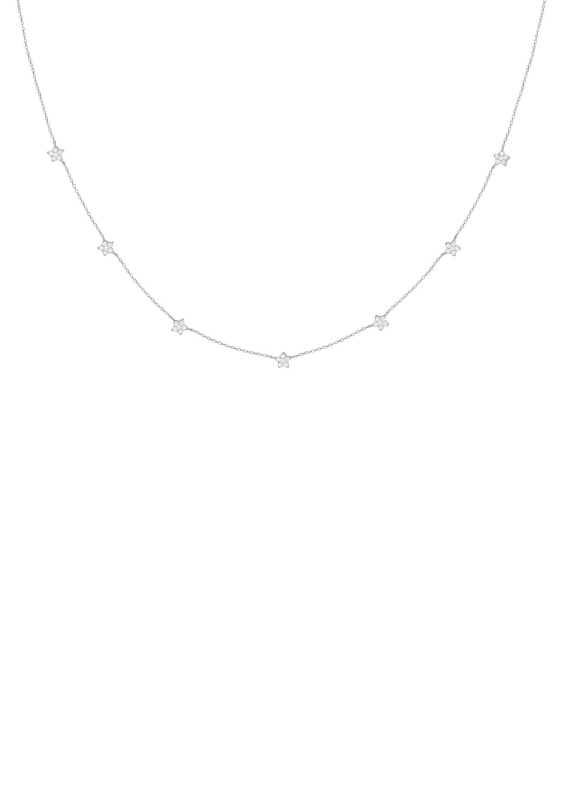 GIVA 925 Sterling Silver Hypoallergenic Zircon Stone Necklace for Women Anniversary