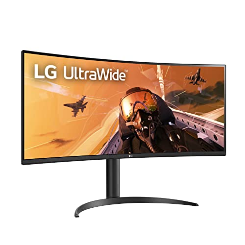 LG 34WP75C-B.AUS 34" Curved UltraWide™ QHD HDR 10 160Hz USB Type-C™ Monitor with AMD FreeSync™ Premium Pro (65W Power Delivery), Black