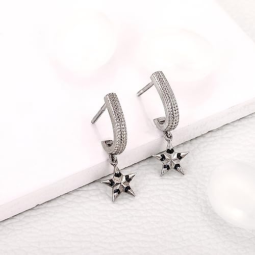 Giva 925 Sterling Silver Hypoallergenic Astral Earrings for Him or Her