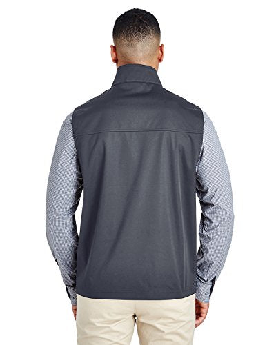 Men's Techno Lite Three Layer Knit Tech Shell Quarter Zip Vest Small Carbon