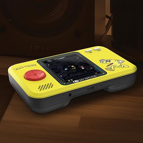 My Arcade Pac-Man Pocket Player Pro: 2.75" Color Display, Retro Gaming Consoles, Family Game Night, Ergonomic Design