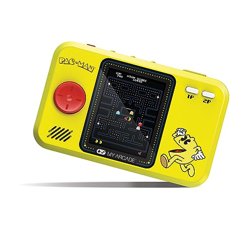 My Arcade Pac-Man Pocket Player Pro: 2.75" Color Display, Retro Gaming Consoles, Family Game Night, Ergonomic Design