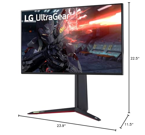 Lg 27gn950 B 27 Uhd 144hz Nano Ips Gaming Monitor G Sync Freesync Stand