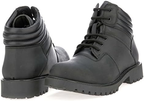 LIBERTYZENO Men's Black Hiking Desert Ankle Boots - Size 8.5