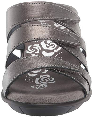 Propét Women's Lexie Wedge Slide Sandal Silver 7 2e Us Pair of Shoes