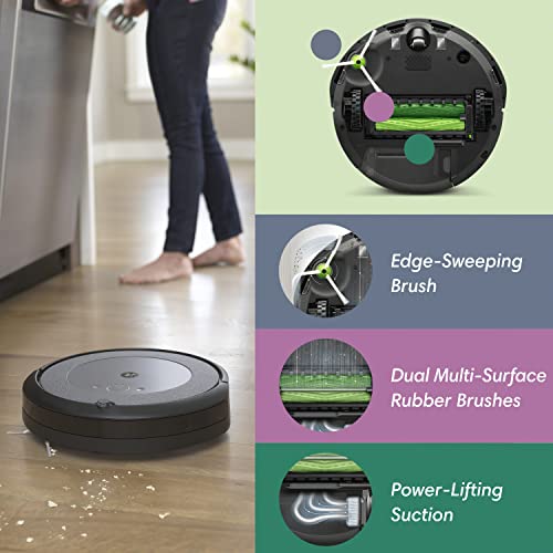 iRobot Roomba i4+ EVO Self Emptying Robot Vacuum - Empties Itself for up to 60 Days, Clean by Room with Smart Mapping, Compatible with Alexa, Ideal for Pet Hair, Carpets