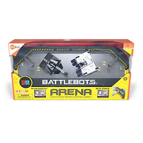 Hexbug Battlebots Arena Bite Force and Blacksmith