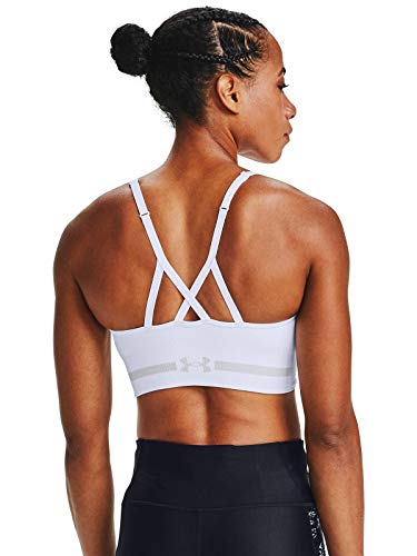 Under Armour Women's Seamless Low Impact Long Sports Bra White XSmall