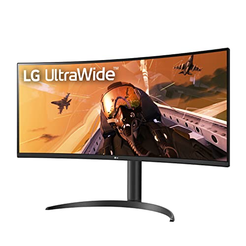 LG 34WP75C-B.AUS 34" Curved UltraWide™ QHD HDR 10 160Hz USB Type-C™ Monitor with AMD FreeSync™ Premium Pro (65W Power Delivery), Black