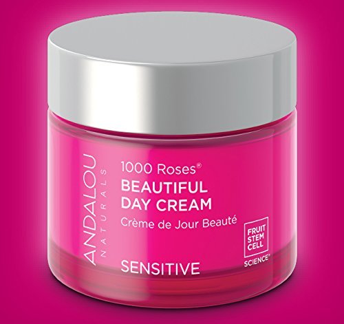 Andalou Naturals 1000 Roses Sensitive Skin Day Cream 1.7 oz