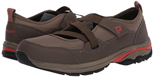 Propét Women's Poppy Hiking Shoe Khaki Burnt Orange 10 M Us Pair of Shoes