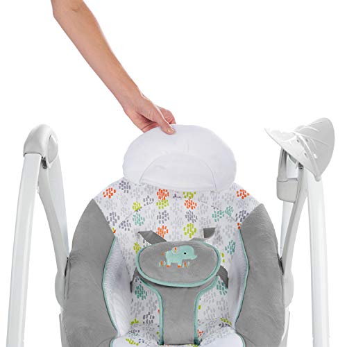 Ingenuity Convertme 2 in 1 Baby Swing & Infant Seat Portable Nature Sounds