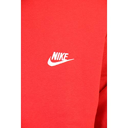 Nike Men's Nsw Club Crew University Red & White Large T-Shirt