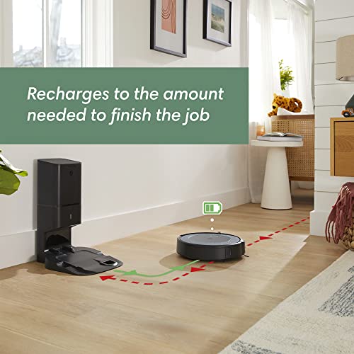 iRobot Roomba i4+ EVO Self Emptying Robot Vacuum - Empties Itself for up to 60 Days, Clean by Room with Smart Mapping, Compatible with Alexa, Ideal for Pet Hair, Carpets