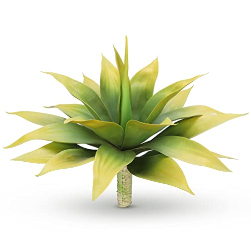 Velener Artificial Agave Fake Plant Room Decor Color Yellow 22 Inches Set of 1