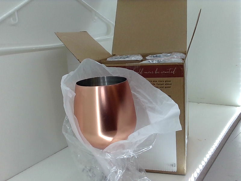 Elegant Copper Stainless Steel Wine Tumbler