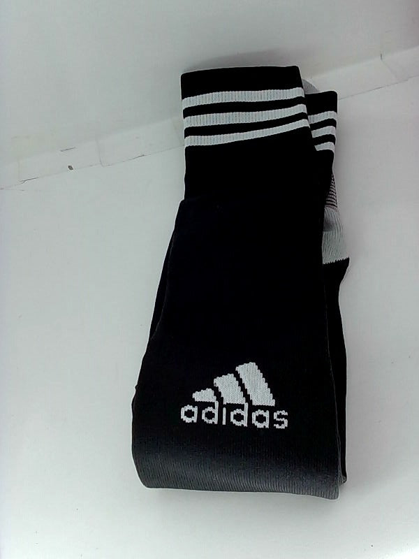 Adidas Men's X-Large Knee High Athletic Socks Black/Grey