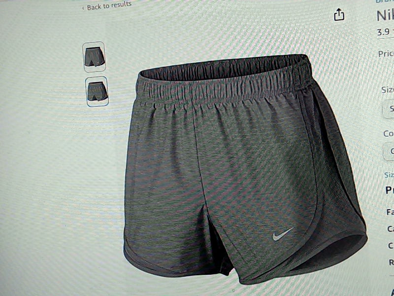 Nike Womens Dri Fit Tempo Running Shorts Color Gunsmoke & Wolf Grey Size XXLarge