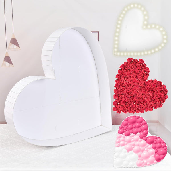 Heart Decor Frame 32 Inch Romantic Valentines Day Anniversary Party Decor