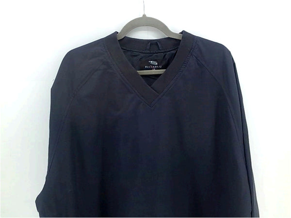 Ultra Club Mens Sweater Pull on Lightweight Jacket Color Navy Blue Size XLarge