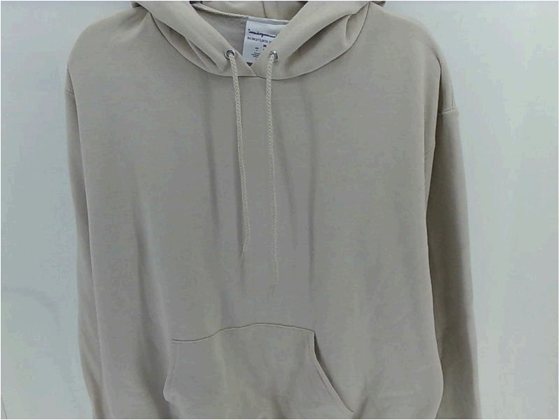 Champion Mens SWEATERSHIRT Hoodie Color Beige Size Medium