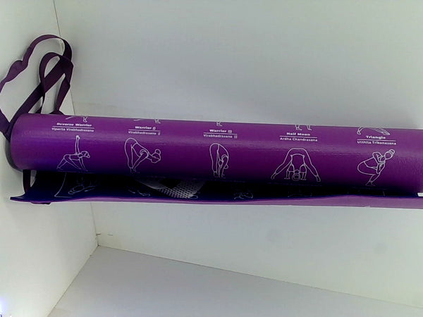 Instructional Yoga Mat for Home Workouts 32X72