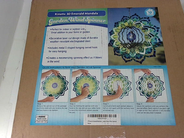 Vp Home Emerald Mandala Wind Spinner Color Esmerald Mandala Size No Size