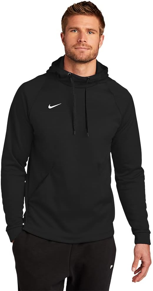 Mens Nike Therma Pullover Hoodie Black Xlarge Color Black Size Xlarge