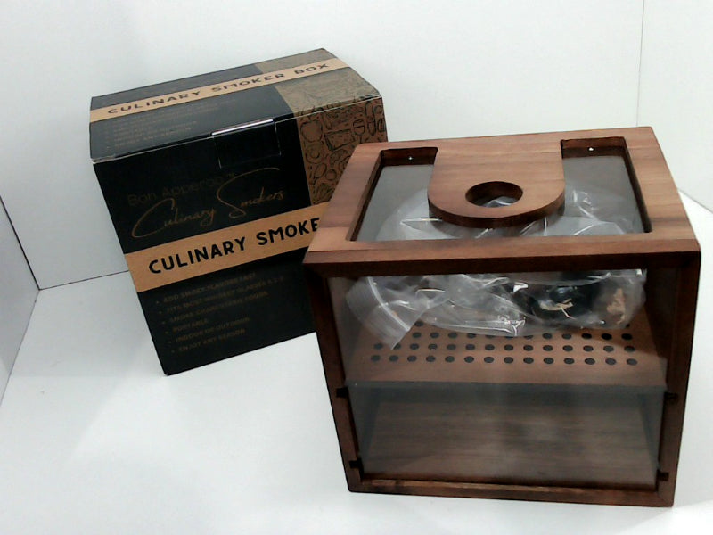 Wooden Culinary Smoker Box for Home Use