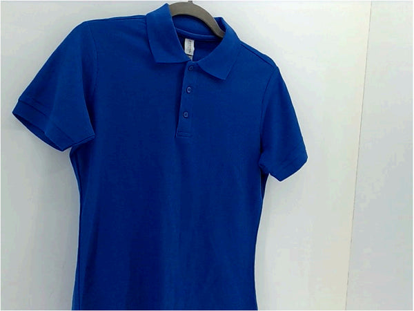 Jerzees Womens Polo Regular Short Sleeve Polo Color Blue Size Small