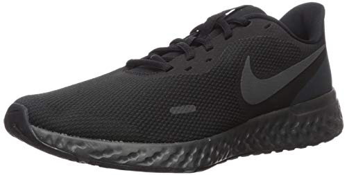Nike Men's Shoes Bq6714 Fabric Low Top Pull On Running Sneaker Color Black/Anthracite Size 6.5