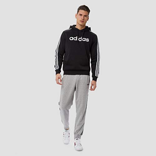 Adidas 3-Stripe Men's Black Hoodie - XXL