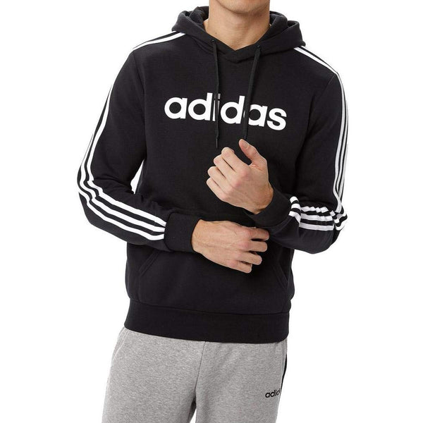 Adidas 3-Stripe Men's Black Hoodie - XXL