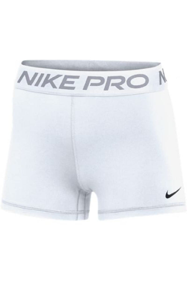 Nike Womens Pro 365 3 Inch Shorts Color White Size Large