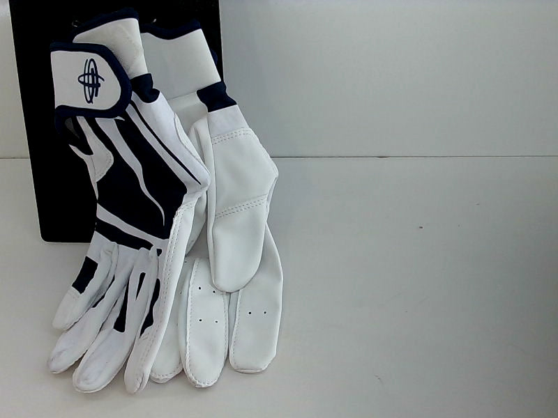 Nike Huarache Edge Batting Gloves - Size XS, White/Navy