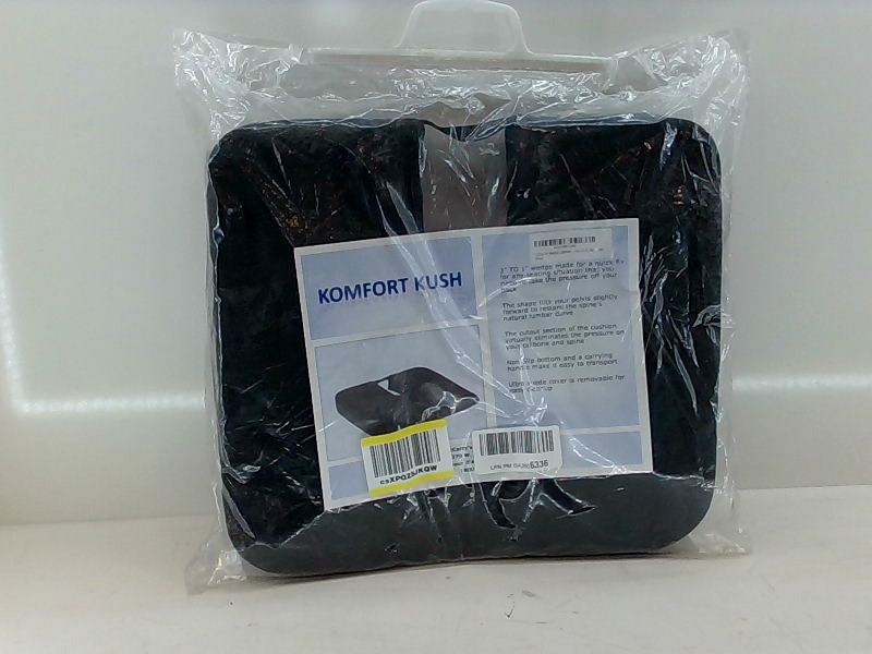 Komfort Kush Black Memory Foam Knee Pillow