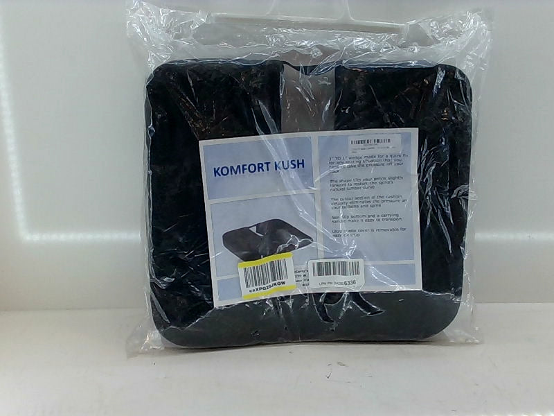 Komfort Kush Black Memory Foam Knee Pillow