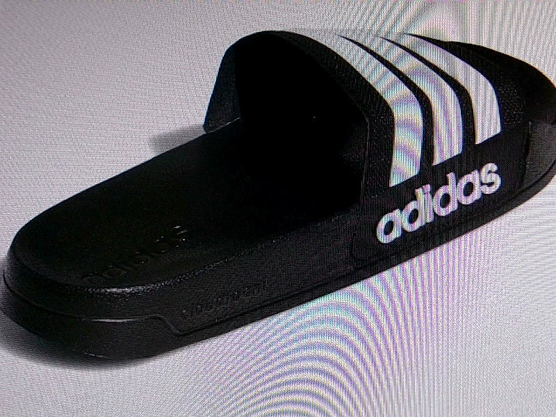 Adidas Men's Black Slide Sandals Size 10