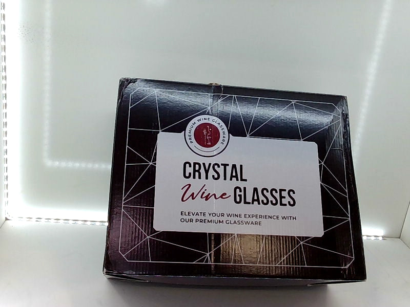 Crystal Wine Glasses Set - Premium Home Accessory