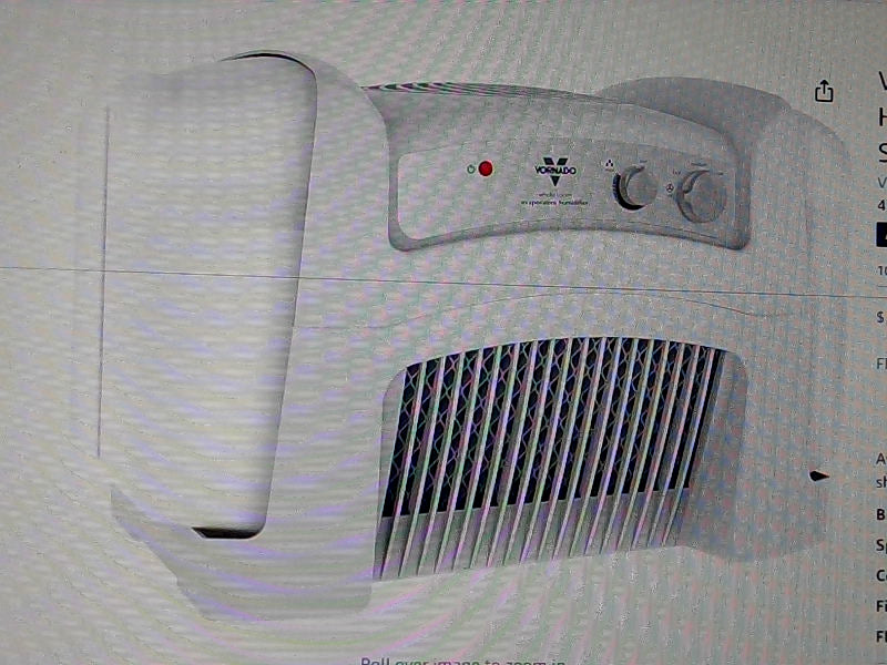 Vornado Evaporative Humidifier Whole Room Air Humidifier White