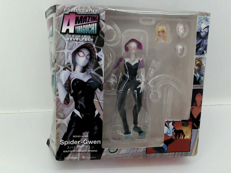 Amazing Yamaguchi Spider Gwen 6.1in Action Figure Revoltech Multicolor